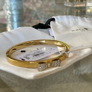 Kate Spade Ready Set Bow pave bangle